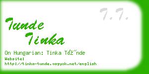 tunde tinka business card